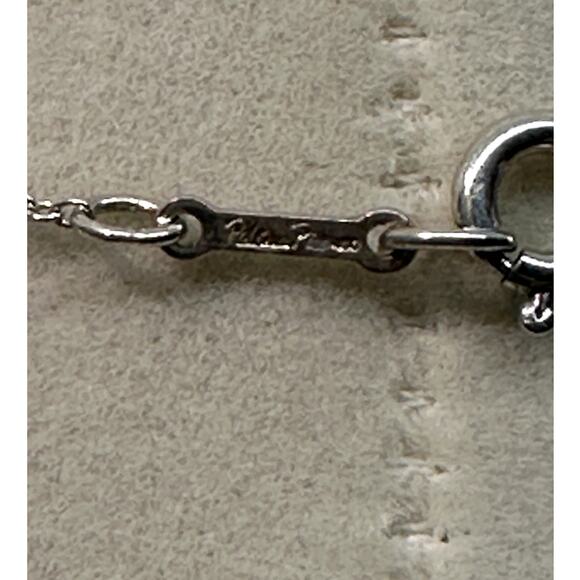 TIFFANY Paloma Picasso's Graffiti X pendant necklace EUC with Box & ribbon - Picture 7 of 9